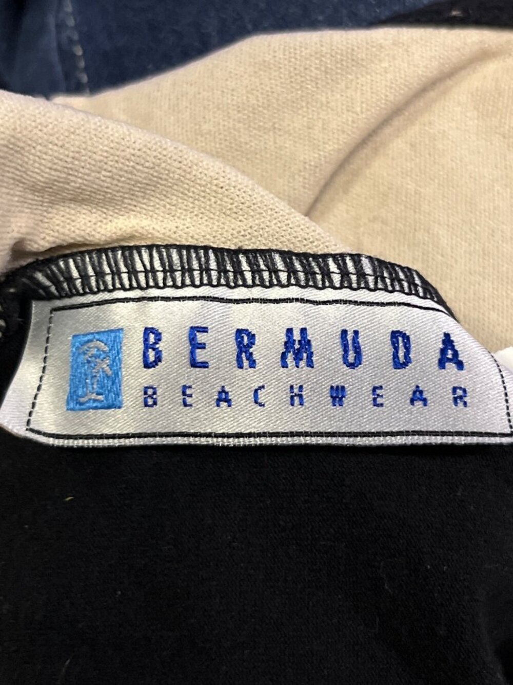 Vintage Bermuda Beachwear Black One Piece Swimsuit Juniors 5/6 Used - Picture 5 of 12